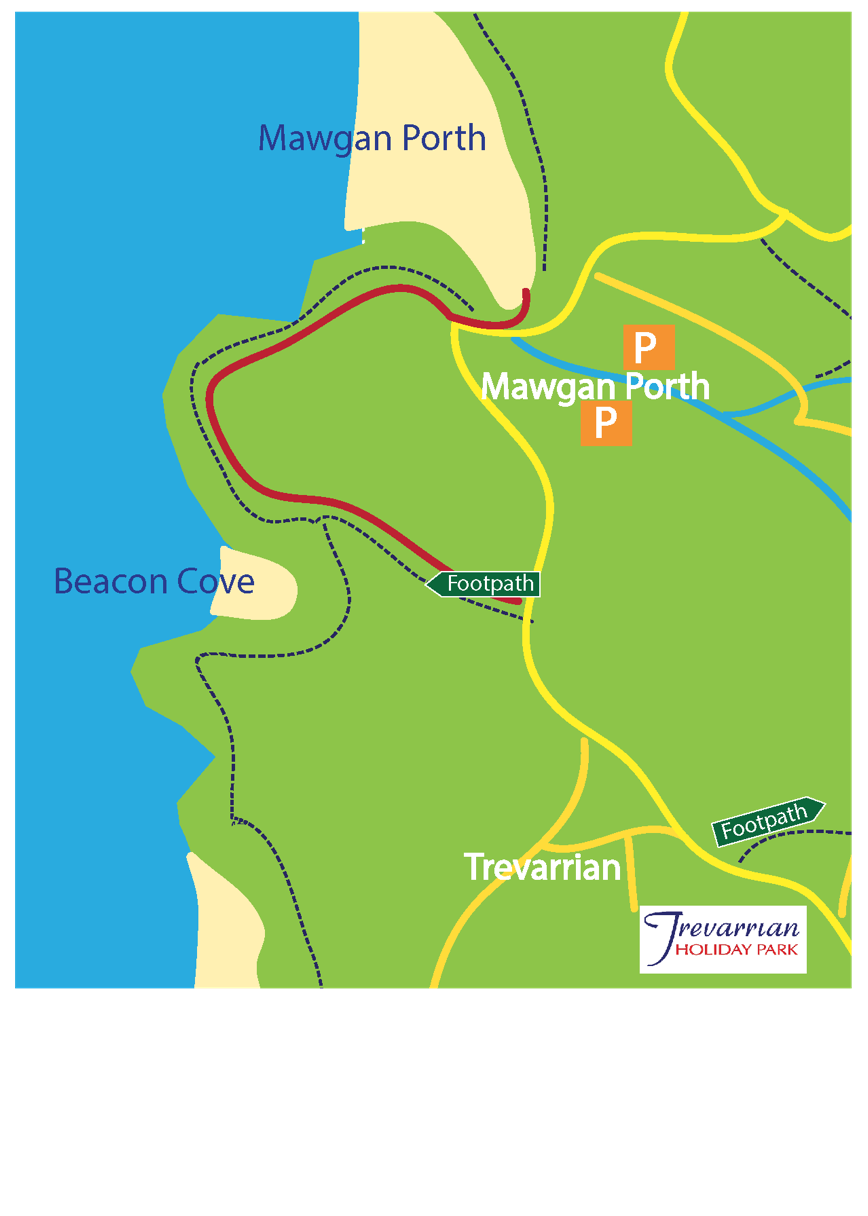 Coastal walk map